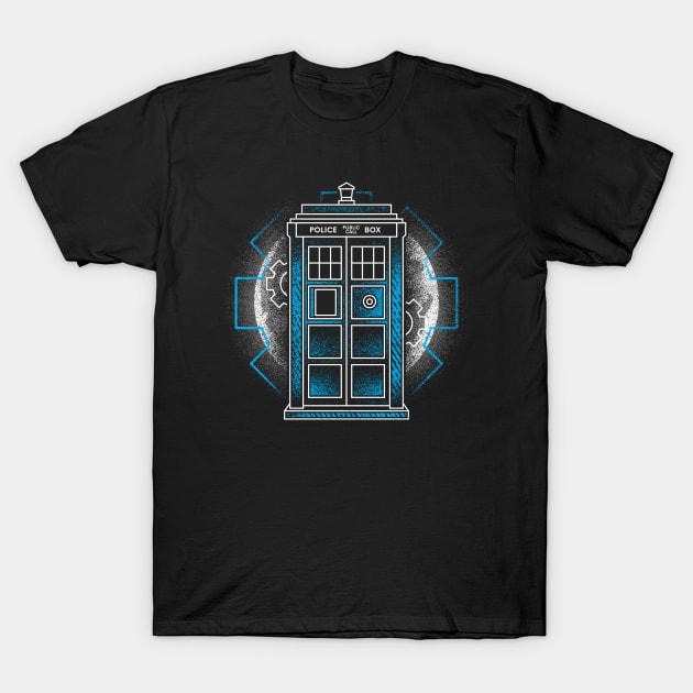 Moonlight Phone Box T-Shirt by logozaste